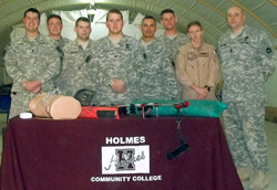 Soldiers get EMT refresher via Holmes CC