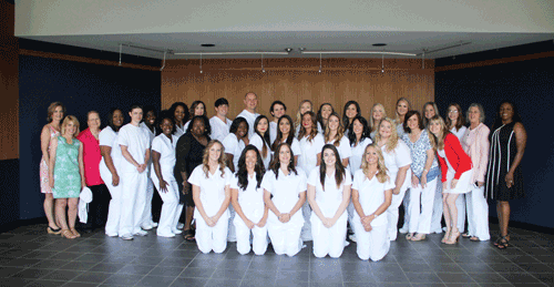 Pictured is the Holmes Community College Ridgeland Campus Associate Degree Nursing (ADN) graduating class of 2017 with their instructors.