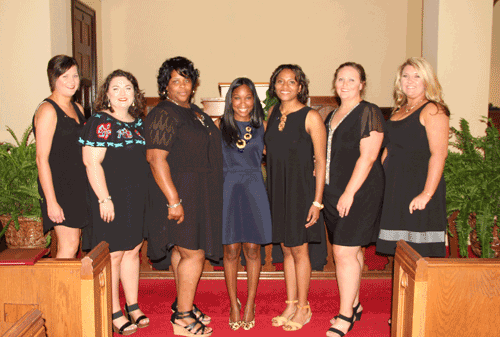 Pictured is the Ridgeland Campus Surgical Technology Class of 2017 with (center) Instructor Shea Coleman. The class consists of: (left to right) Whitney Hutchinson of Kosciusko, Mary Margaret Johnson of Vaughan, Catina Rosell of Flora, Lachynna Phillips of Terry, Bonnie Shelley Malone of French Camp and Abby Hammons of Brandon.