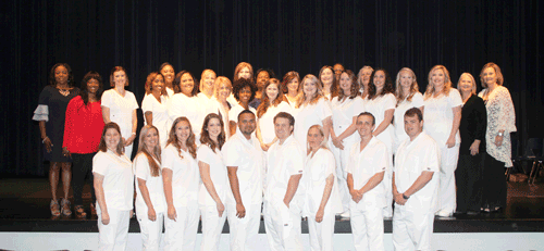 Pictured is the Holmes Community College Ridgeland Campus Associate Degree Nursing (ADN) graduating class of 2018 with their instructors.