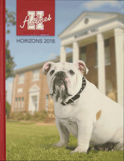 Pictured is the 2018 Horizons yearbook, which placed third in the 2017-18 Mississippi Community and Junior College Press Association yearbook competition.