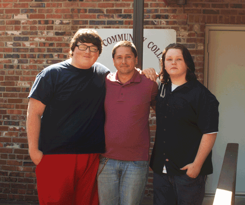 Pictured are (left to right) Isiah, Aubrey and Asher Pugh.