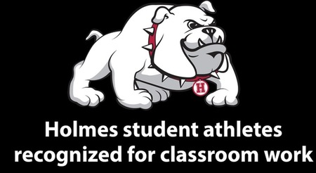 Holmes student-athletes were recognized for their work in the classroom.