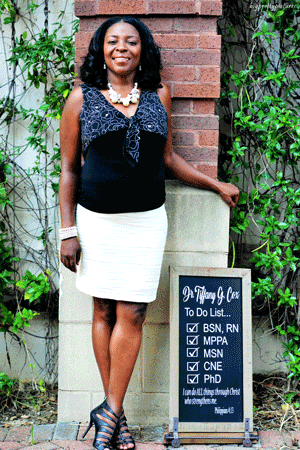 Pictured is Holmes Community College Associated Degree Nursing instructor Tiffany Cox, whom recently earned her Ph.D. in Nursing Education and Administration from William Carey University in Hattiesburg.