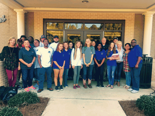 Pictured are some of Holme' Mi-Best students - Carolyn Russell, Shaniqua Washington, Ruth Dickens, Frank Sandifer, Tonya Williams, Christopher Brown, Curran Upshaw, Alyssa Hays, Amber Hays, Summer Wills, Cari Dean, Desiree Myers , Avery Gilbert, Jade Ervin, Clint Miller, Thelma Winters, Mercedes Brown, and Angelina Estes. Nathan Hutchison, Tommy Trussel, Teresa Trussel, Instructors, and Christi Morgan, Navigator.