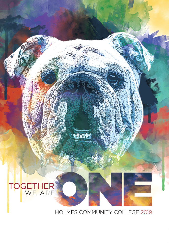 Pictured is the 2019 Horizons yearbook, which placed first in the cover category and fifth overall in the 2018-19 Mississippi Community and Junior College Press Association yearbook competition.