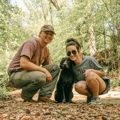 Pictured is (right) Holmes alumna Bailey Hudson with her boyfriend, Holmes alumnus Baylee Jones.