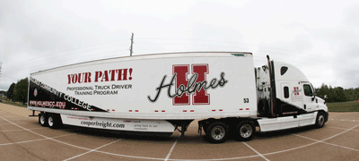 The Holmes Community College Attala Center in Kosciusko is offering an 8-week Professional Truck Driving training program that will run Feb. 17 through April 6.